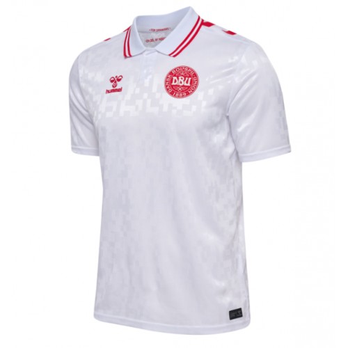 Maglia Calcio Danimarca Seconda Divisa Europei 2024 Manica Corta